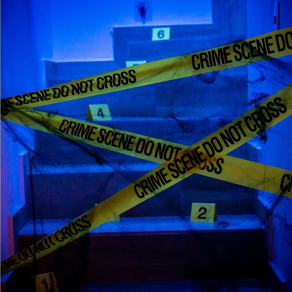 New CRIME SCENE DO NOT CROSS - Yellow Tape‎ 3” X 1000 feet Fun for Halloween